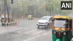 Rainfall in Delhi brings relief from heat for residents